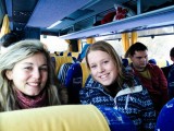 in de buss