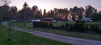 22.30  uur op de camping in Näs bruk