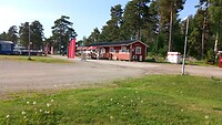 Receptie van de camping in Sala