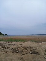 Strand bij de camping in Nordmaling