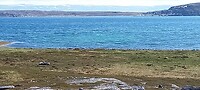 Blauwgroen en blauw water