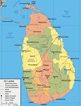 Sri Lanka map
