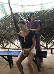 Getting a massage @ Isiwara
