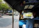 in de tuktuk naar Grand Palace