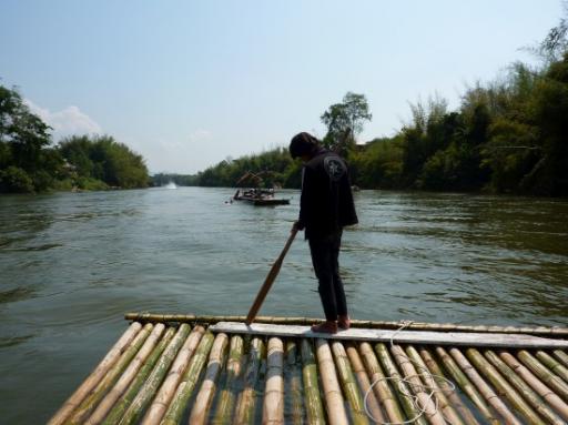 Rafting on the river Kwai I