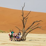 Sosus deadvlei groepsfoto.