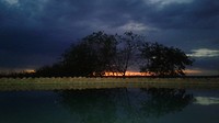 Sundowner at the swimmingpool