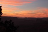 Sunset bij de grand canyon