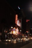 Hollywood boulevard by night