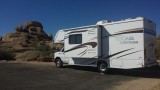 Op het Rv Park in Joshua Tree