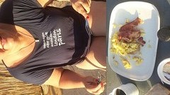 Scrammbled eggs with bacon