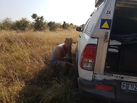 bandenspanning verlagen ivm los zand