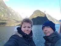Op de boot Milford Sound