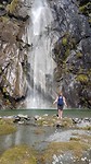 Waterval waar je onder kon staan
