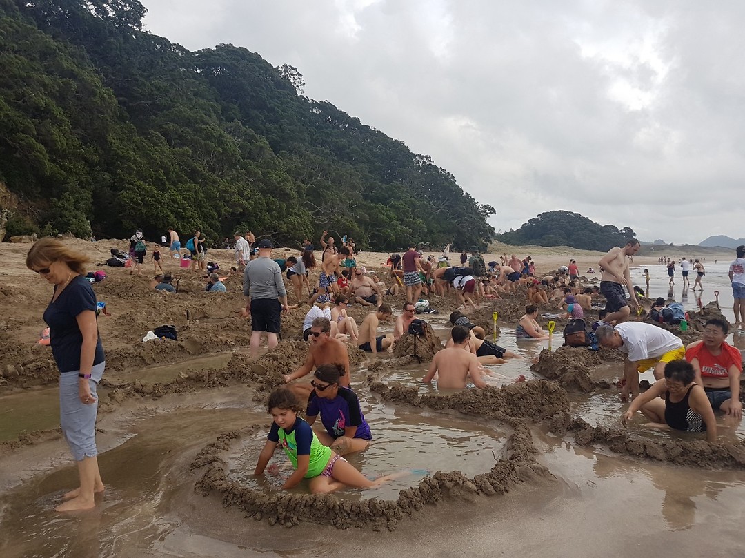 Hot water Beach