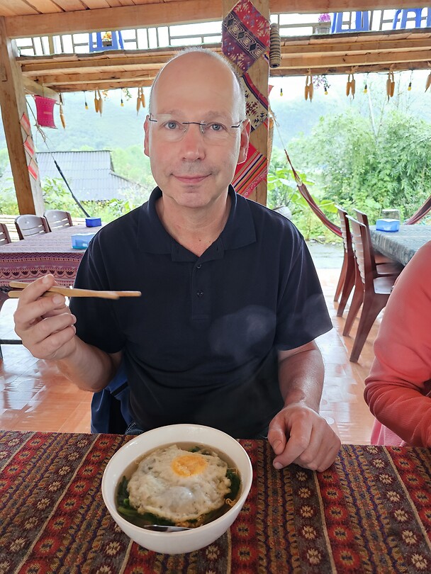 Ontbijt Noodle soep