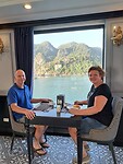 Vanaf restaurant pracht uitzicht