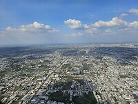 Saigon vanuit vliegtuig