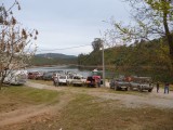 Even pauze  4 wheel drive club aan de rivier