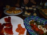 Als we dan toch uit eten gaan ,laten we ons verrassen en proberen alles uit