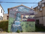 muurschildering in Oropesa