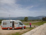 Even de camper een wasbeurt gegeven