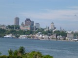 Uitzicht op Quebec