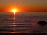 Zonsondergang Lake Huron