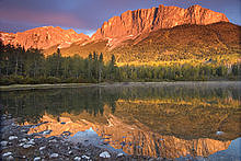 Yamnuska Mountain (geshopte foto)