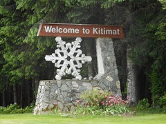 Sneeuwvlok.symbool van Kitimat