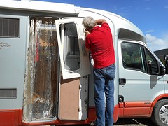Reparatie,veertje deurpal kapot