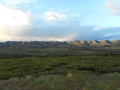 Uitzicht vanaf Arctic Circle