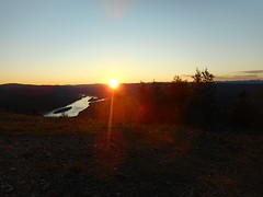 Zonsondergang op de Dome