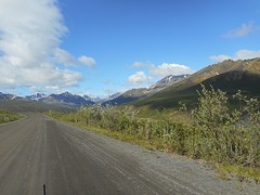 Op de terugweg naar Dawson City