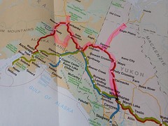 Afgelegde route