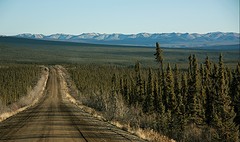 Dempster Highway op naar Eagle Plains