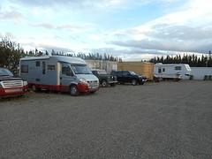 Camper in de opslag
