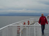 Wandelen op de ferry