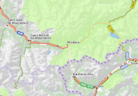 Bij Modane noodgedwongen door de Frejus tunnel