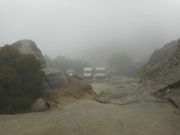 Meteora,mist en regen