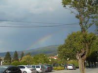 Vage regenboog