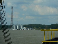 Drukke vaarroute en veel industrie