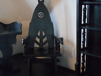 Houten zetel