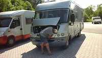 Na de het eten problemen met de camper,geen power