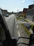 Rijden door rustige dorpjes