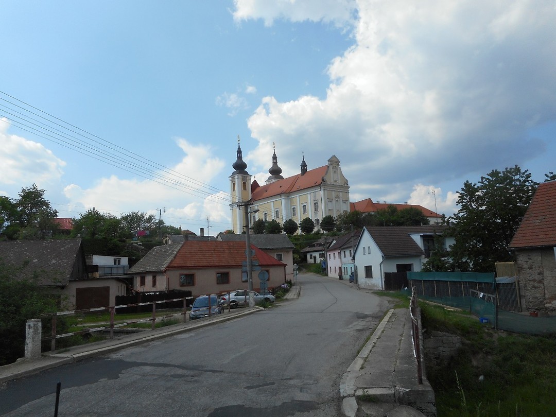 Een van de kerkjes in Telc