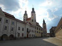 Telc was een vestingstadje ontstaan in 1207