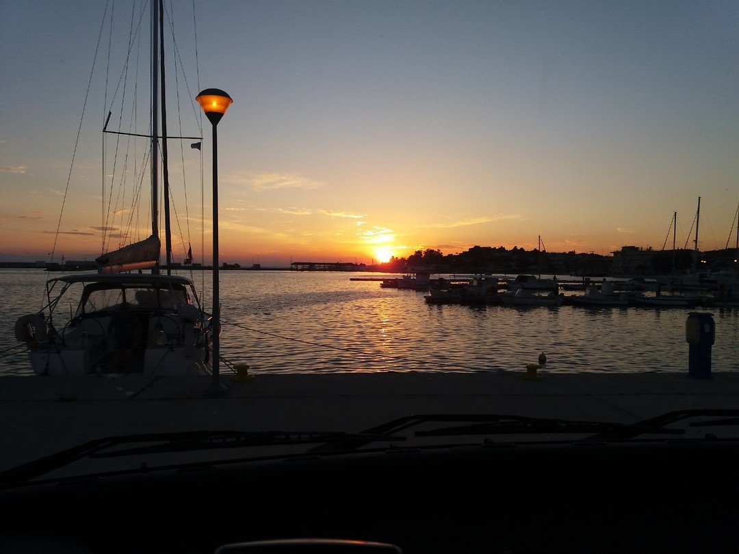 Camperplek in haven