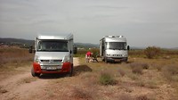 Camperplek op voormalige camping