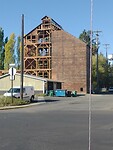 Gestripte graanopslag